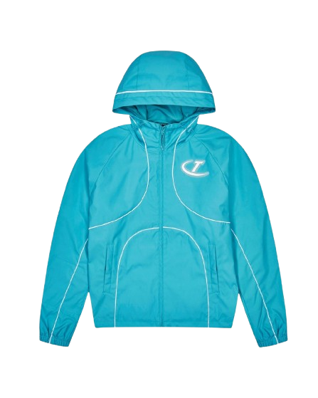 Hyperdrive Piped Padded Windbreaker – Teal